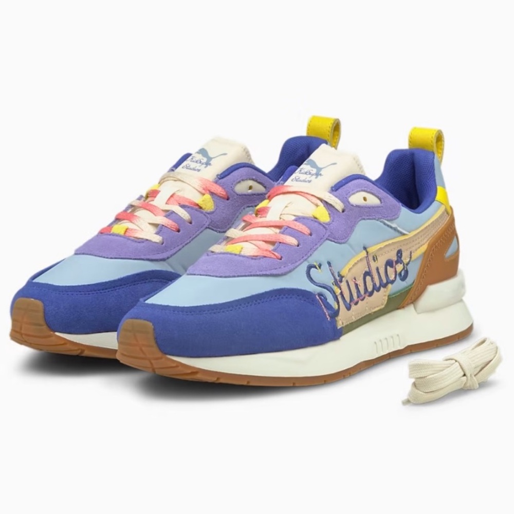 PUMA X KID SUPER for ATMOS  NWT  mirage mox sneaker -blue shifting sand -M6.5/w8